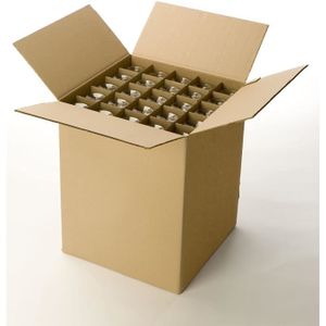 porcelaine et vaisselle Lot de 100 cartons de déménagement pour verre meubles 