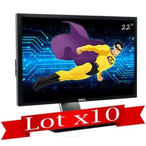 ECRAN ORDINATEUR Lot x10 Ecran Plat LCD 22