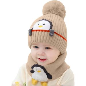 BONNET - CAGOULE - CHAPKA - BERET - KEPI - CACHE OREILLE Ensemble Bonnet  Echarpe pour Bébé Pompom Tricoté Bonnet et Chaud Cache-cou - Cdiscount  Prêt-à-Porter