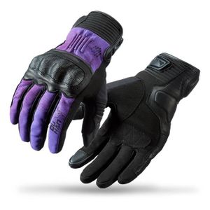 GANTS - SOUS-GANTS Gants de Motocross Imperméables pour Femme,viser de Motard Résistants à l'Usure,Anti-chute,Équipement de Moto- DX-A3.5 Purple