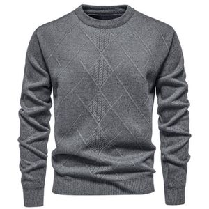 Pull irlandais en maille torsadée à col zippé - Homme - Pure Laine Pull irlandais en maille torsadée à col zippé - Homme - Pure Laine