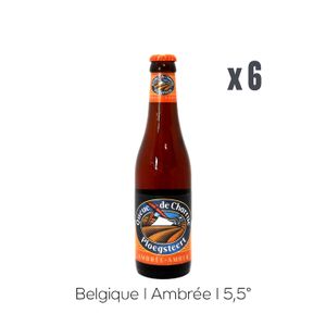 BIERE Pack Bières Queue de Charrue Ambrée - 6x33cl - 5,5