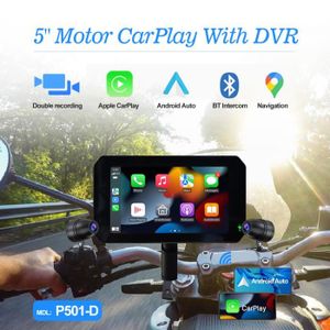 GPS moto Navigateur tactile pour moto 7 pouces 1200mah affichage étanche  IPX7 sans fil Apple CarPlay Android Auto transmetteur FM - Cdiscount Auto