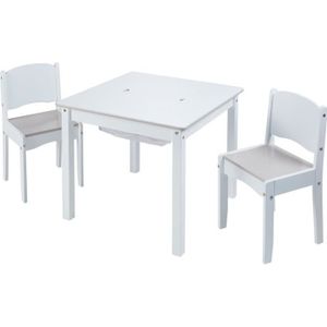 TABLE ET CHAISE MOOSE TOYS Ensemble table créative et 2 chaises bl
