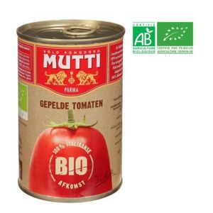 LÉGUMES & MÉLANGES Tomates Pelées Mutti Bio - 400 g
