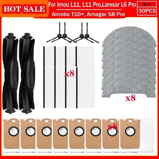 Kit De Pièces Détachées Aspirateur Robot Pour Honiture Pour