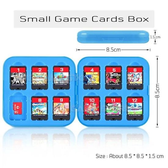 Étui De Rangement En Simili Cuir Pour Cartes, Petite Boîte Compacte
