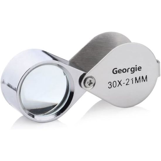 Loupe D'horloger Augusta 10x - Diamètre 18mm - Bordure Caoutchouc Noir - Fabriqué En Allemagne