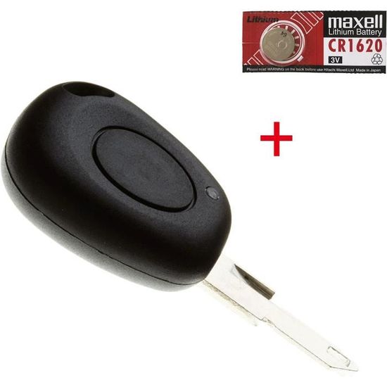 Coque Télécommande Renault Clio 3 Megane Modus + Pile CR2016 - Kit Réparation IRace Keys