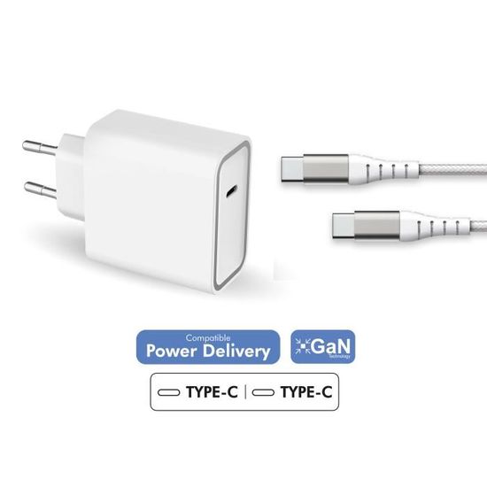 Prise mural ultra rapide avec 3 ports USB