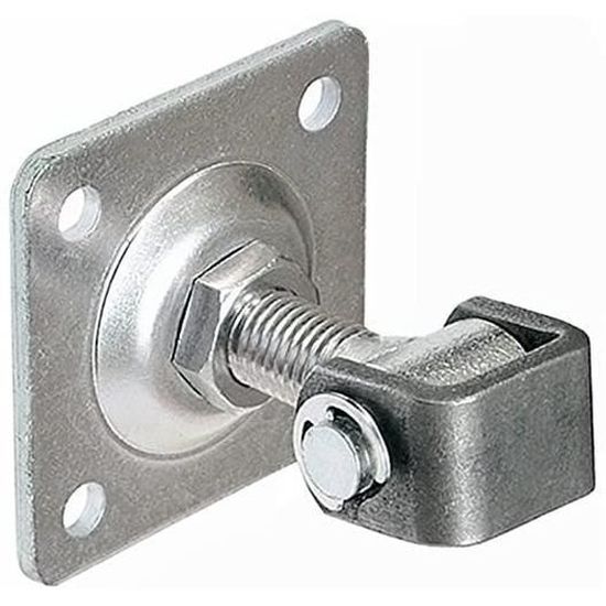 Charnière réglable à 180° en acier zingué - Rolling Center France