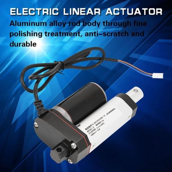 Actionneur Linéaire Électrique 12V 35mm Course 1000N - Vérin Poussoir Traction Pour Voiture Et Industrie