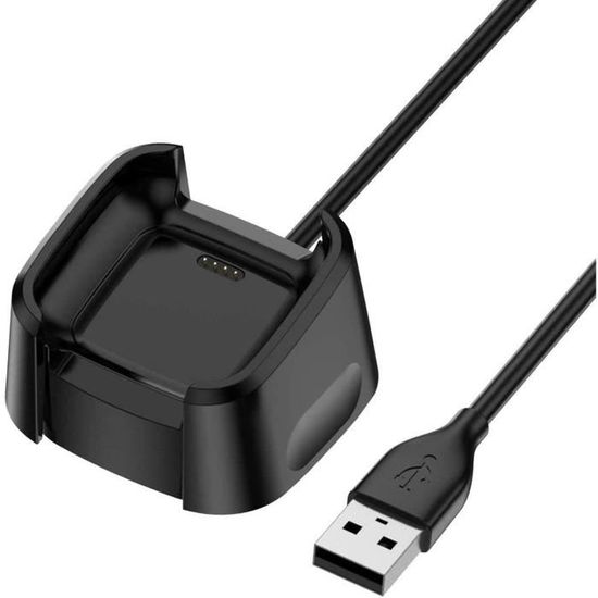 Chargeur USB De 1,9 M Compatible Avec Fitbit Versa 2, Station De Charge