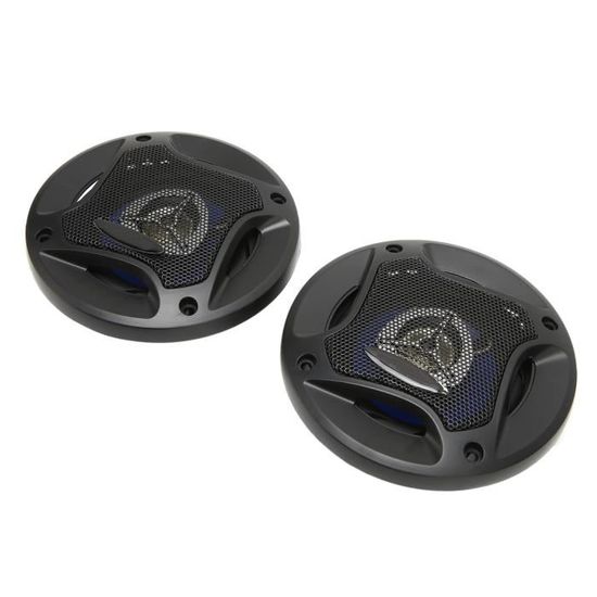 Paire D'enceintes Voiture Zeuz 13 Cm 2 Voies 100W, Grises, Neuves Déballées