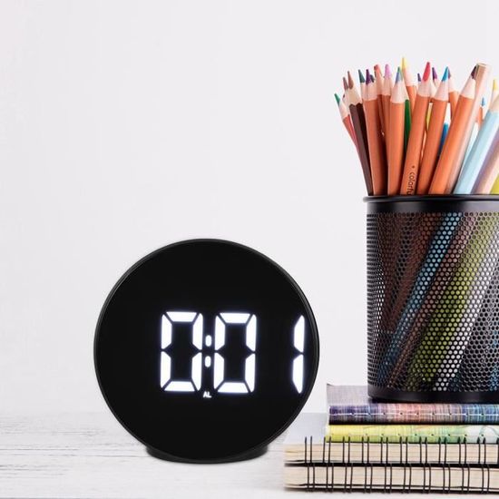 Réveil Numérique LED Avec Affichage De La Température Et Commande Vocale - ECELEN - Musique