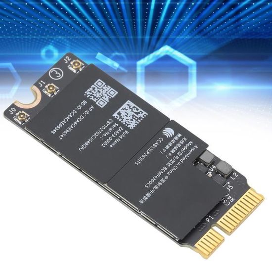 Carte Réseau WiFi/Bluetooth BCM94360CS Pour Mac - Double Bande 450/1300 Mbps, Compatible OS X 10.12+ - 6