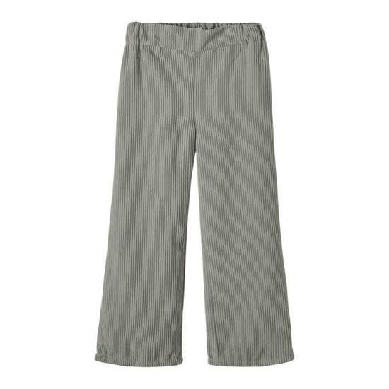 Pantalon en velours côtelé pour fille - Name It Tiroy Vert Vert ...