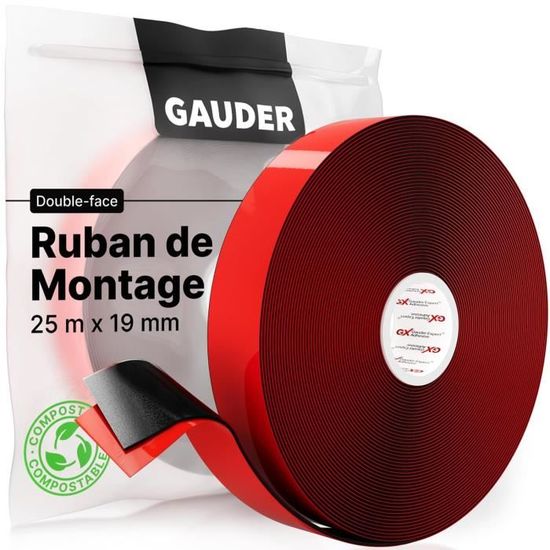 Ruban Étanchéité 25 Mm × 20 M Auto-adhésif – Bande Double-face Pour Panneaux Polycarbonate