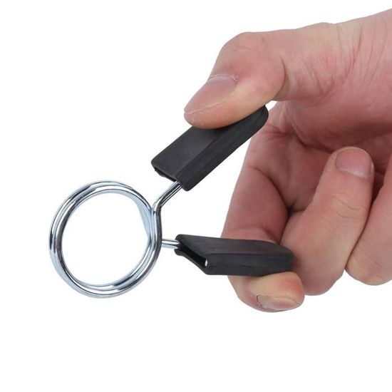 C® 2pcs 25 mm Barbell Gym Poids barre haltère verrouillage les colliers de serrage de collier