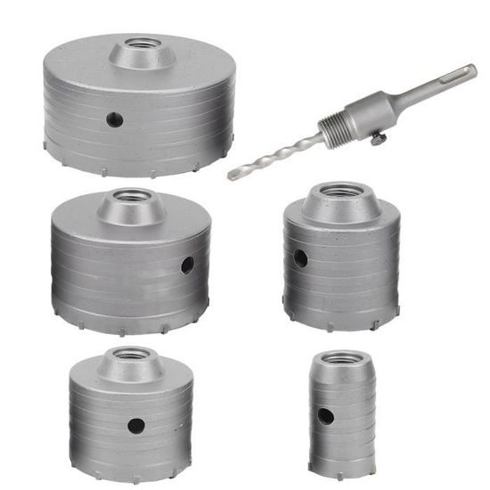 1 Scie-cloche SDS Plus 30-160 Mm Pour Béton Avec Tige Creuse électrique 110-530 Mm En Ciment Et Pierre De Ciment Pour Climatiseur, Mur En Alliage, 68 Mm