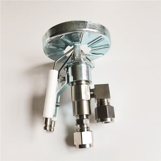 Buse De Brûleur à Huile En Laiton Et Acier Inoxydable - Angle De Pulvérisation 60° - Débit Réglable 0.6 à 60 GPH - Filetage 9/16" BSPT