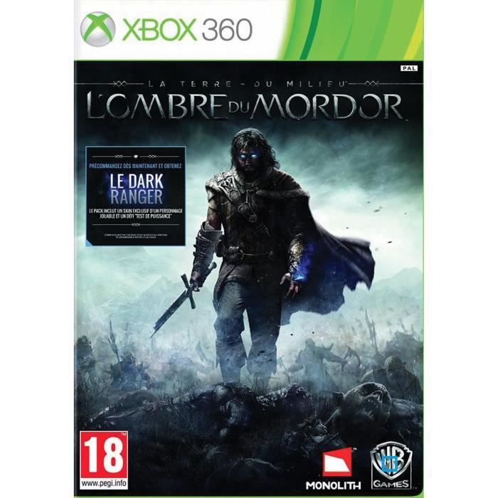 La Terre du Milieu L'Ombre du Mordor Jeu XBOX 360