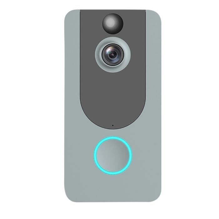 KIT CAMERA DE SURVEILLANCE - PACK VIDEOSURVEILLANCE - Sonnette vidéo WIFI Sonnette intelligente 1080P HD Wifi Caméra de sécurité