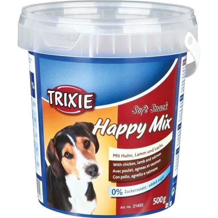 TRIXIE Soft Snack Happy Mix 500 g pour chien