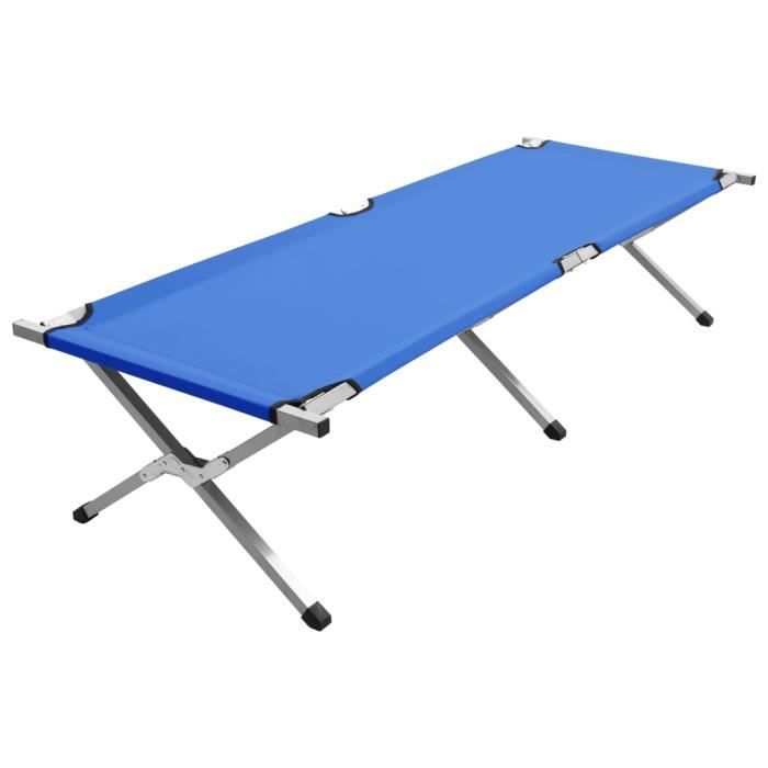 KingCamp Lit de Camp Pliable avec Sac de Transport /& Poches Mode Bas//Haut 190 x 65 x 17//41 cm Charge 150 kg Lit Pliant de Voyage L/éger Solide et Durable Facile /à Transporter et Ind/échirable