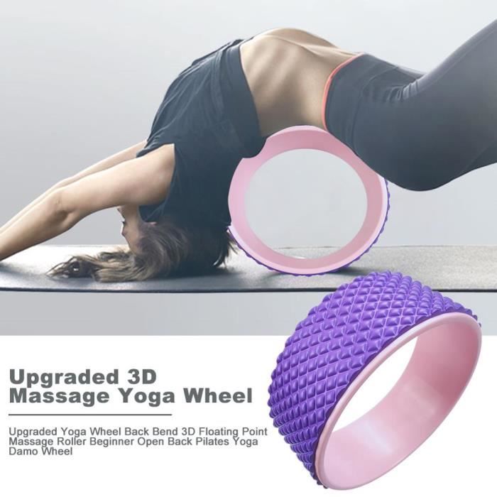 Prem Yoga roue Pilates Yoga cercle professionnel taille équipement de Fitness Pilates antidérapant Yoga cercles dos exercice sport