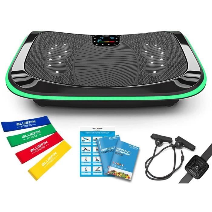 Bluefin Plateforme Vibrante et Oscillante 4D Triples Moteurs Silencieux Bluefin Fitness | Idéal pour Fitness et Musculation |