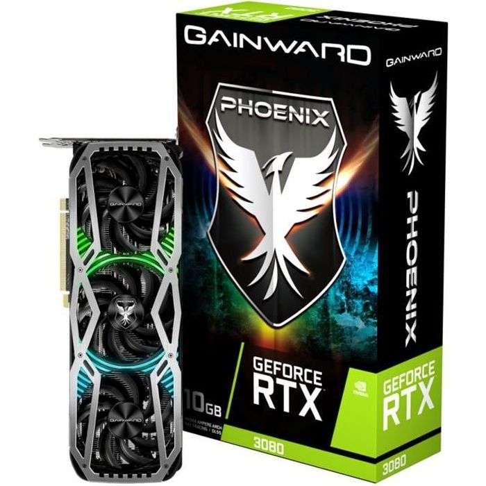 Carte graphique Gainward GeForce RTX 3080 Phoenix 10Go GDDR6X