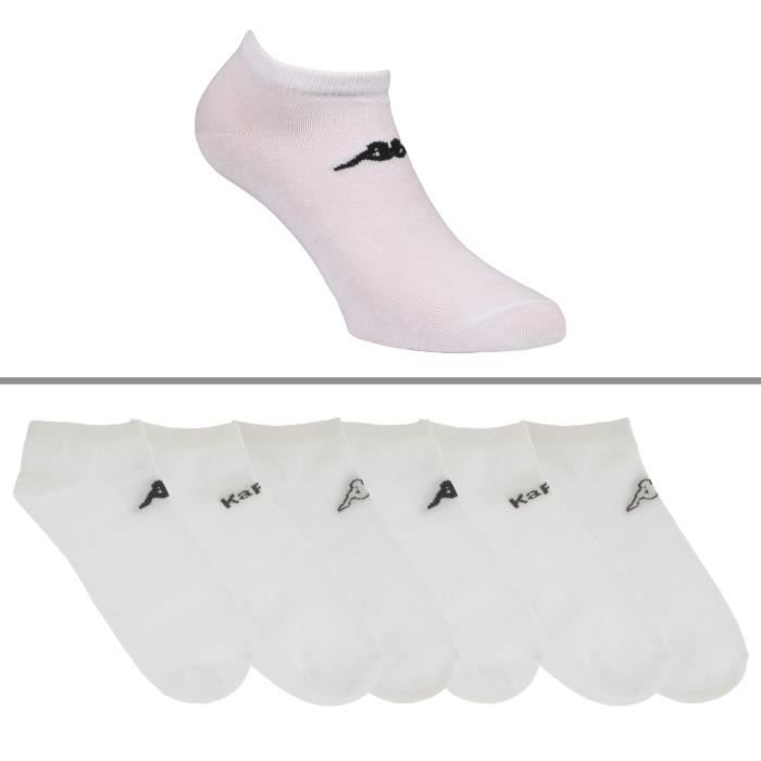 Chaussettes courtes sport Kappa enfant lot de 6