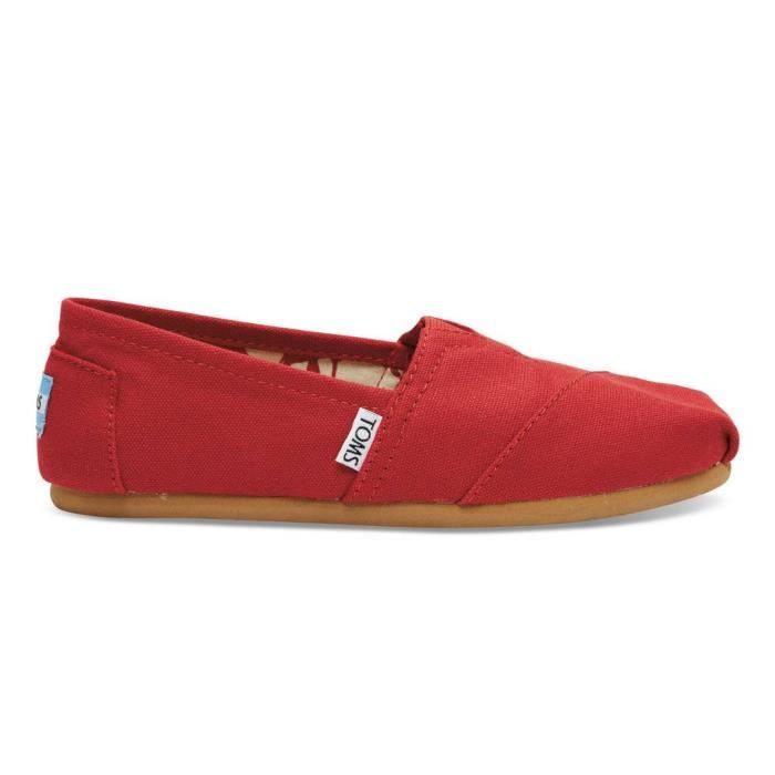 TOMS Classics, Espadrille Homme - Rouge/red