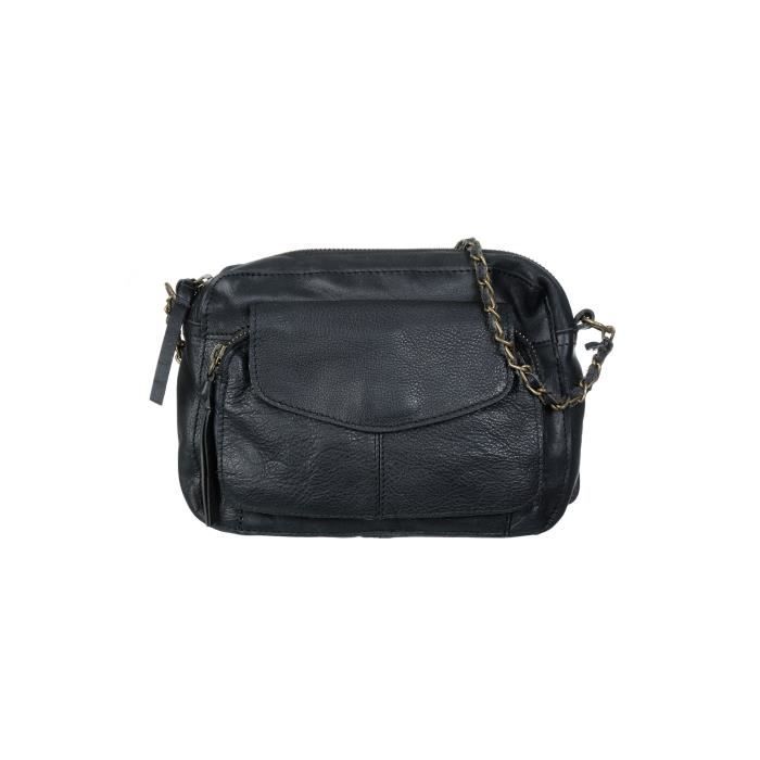 Sac Bandouliere Pieces Ps Naina Noir Femme