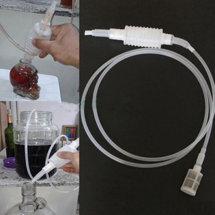 CARTOUCHE POUR SIPHON Tuyau de siphon à vin Tube de transfert de liquide à la main Tuyau pour siphon
