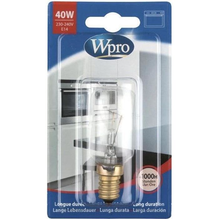 AMPOULE E14 T29 40W 220V POUR FOUR LONGUEUR 74M…