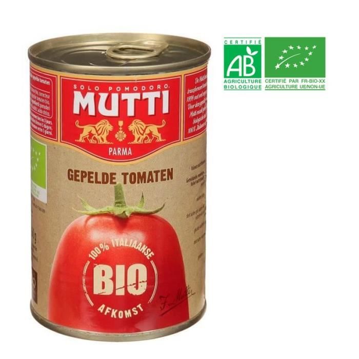 Tomates Pelées Mutti Bio - 400 g
