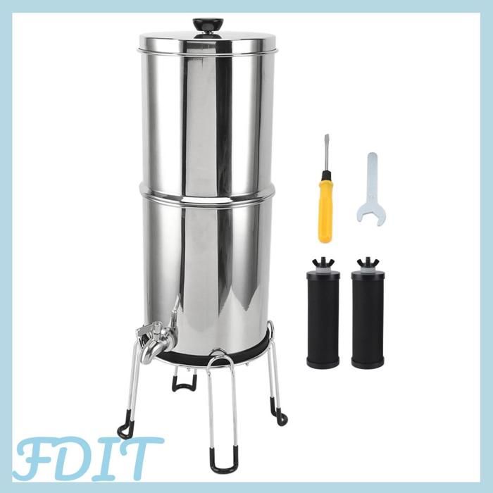 GOTOTOP Système de filtration deau Système de filtre à eau par gravité 225 GAL filtre à eau de comptoir de grande jardin outils
