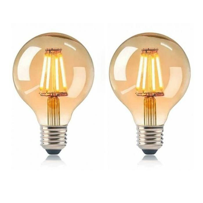 Ampoules Edison rétro E27 ampoules LED Edison E27 G80 4W ampoules Edison à filament rétro lumières décoratives rétro