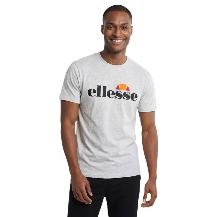 ELLESSE - Tee shirt - gris chiné - L - Gris - Tee-shirts & débardeurs Homme