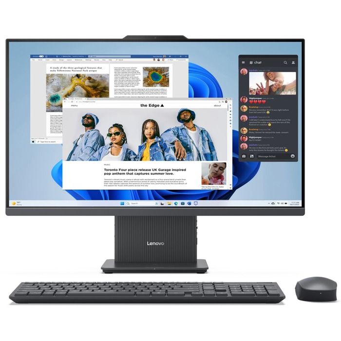 PC tout en un Lenovo IdeaCentre AIO 27AKP10 27 Copilot+PC AMD Ryzen™ AI 7 16 Go RAM 512 Go SSD Gris