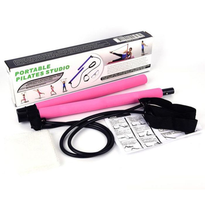 Barre de pilates multifonctionnelle pour hommes et femmes - BEARWIN - barre de rallye de yoga barre de musculation portable