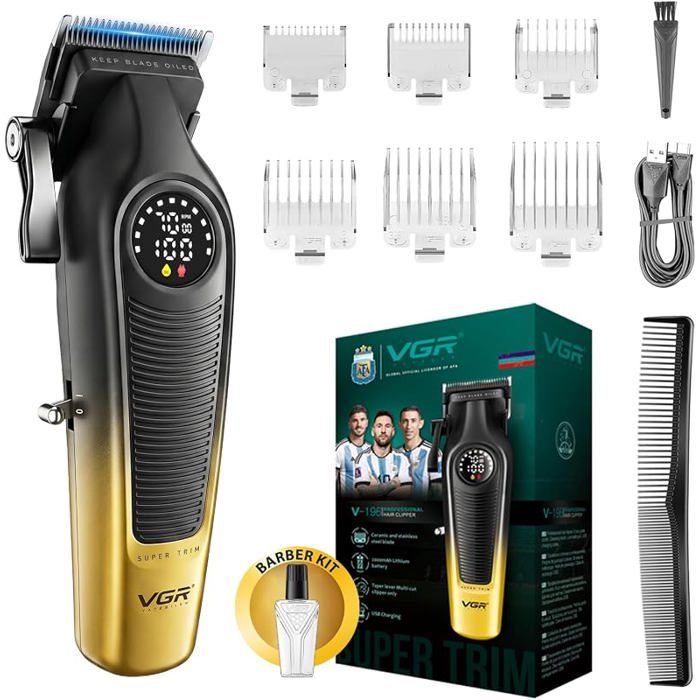 196 Tondeuse Cheveux Hommes Professionnel Sans Fil Lames En Céramique Tendeuse Cheveux Pour Hommes Professionel a Or 196 Tondeuse Cheveux Hommes Professionnel Sans Fil Lames En Céramique Tendeuse Cheveux Pour Hommes Professionel a Or