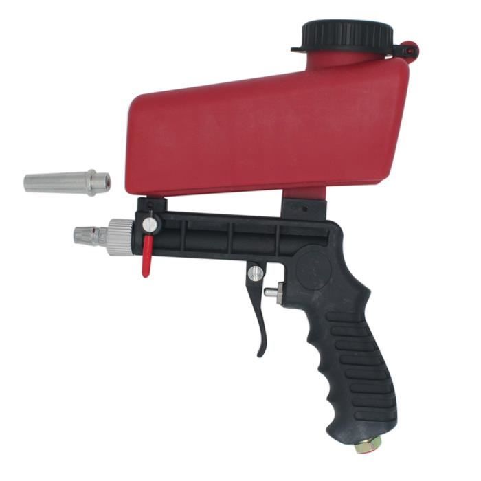 Pistolet à Sable Pneumatique NANPU - Alimentation Par Gravité, Buse Céramique