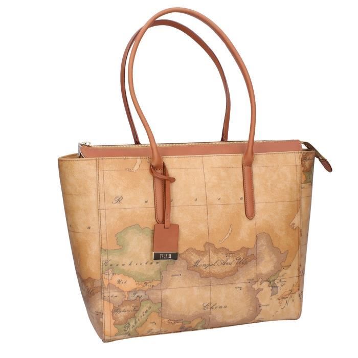 Alviero Martini de première classe Petit Bandoulière Sac à Geo Beige