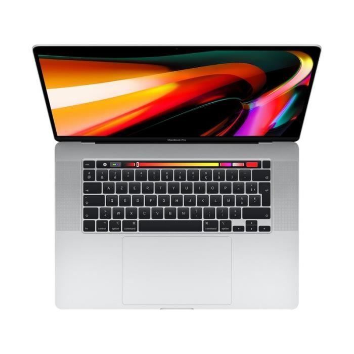 Top achat PC Portable MacBook Pro TouchBar 16" Core i7 2.6 GHz (2019) - SSD 500 Go - RAM 16 Go pas cher