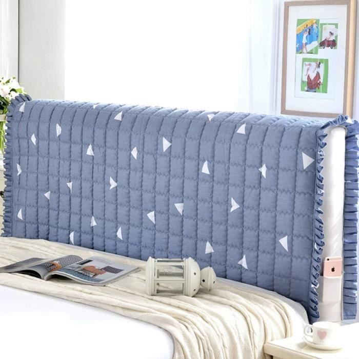 Housse De Tête De Lit Extensible Smingm - Protection Anti-poussière Gris