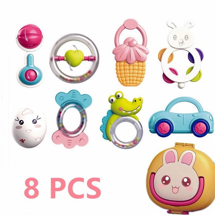 Hochet Jouet Pour 3 6 9 12 18 Mois Bebes Infantile Nouveau Ne 8pcs Cdiscount Puericulture Eveil Bebe Hochet Jouet Pour 3 6 9 12 18 Mois Bebes Infantile Nouveau Ne 8pcs Cdiscount Puericulture Eveil Bebe