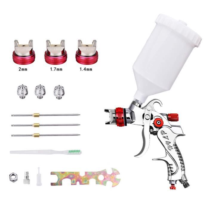 Kit Nettoyage 22 Pièces Pour Pistolet à Peinture - Brosses, Aiguilles Et Outils Professionnels Tiiyee